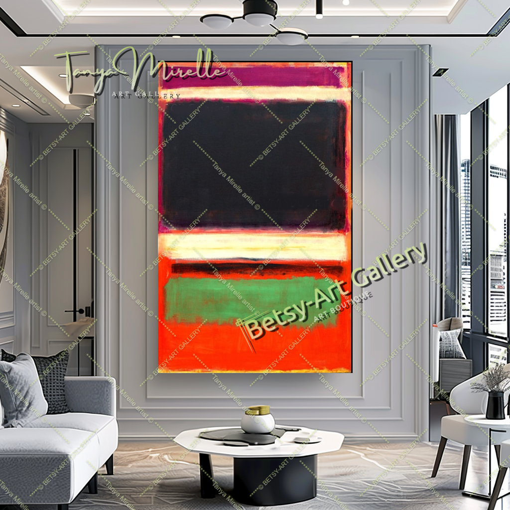 EXTRA LARGE Peinture à l’huile d’empâtement floral sur toile / Pas de cadre