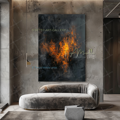Force of Nature – Contemporary Industrial Design Canvas Wall Art