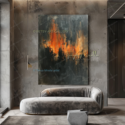 Force of Nature – Contemporary Industrial Design Canvas Wall Art