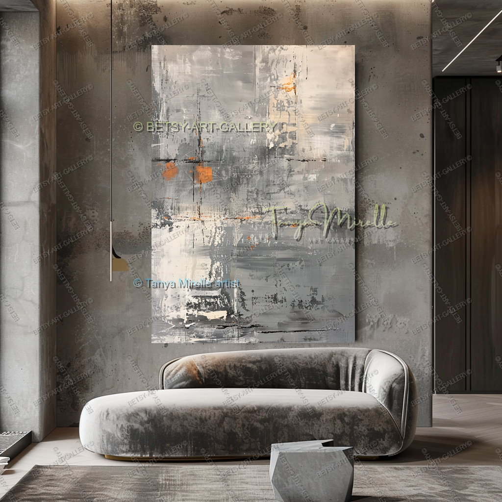 Engineered Silence – Industrial Abstract Canvas Wall Decor