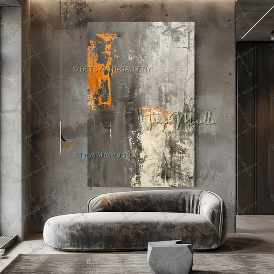 {{ product.title }} canvas artwork by Tanya Mirelle – modern wall decor – original artwork for home, living room, office, or gallery