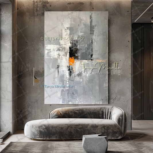 {{ product.title }} canvas artwork by Tanya Mirelle – modern wall decor – original artwork for home, living room, office, or gallery