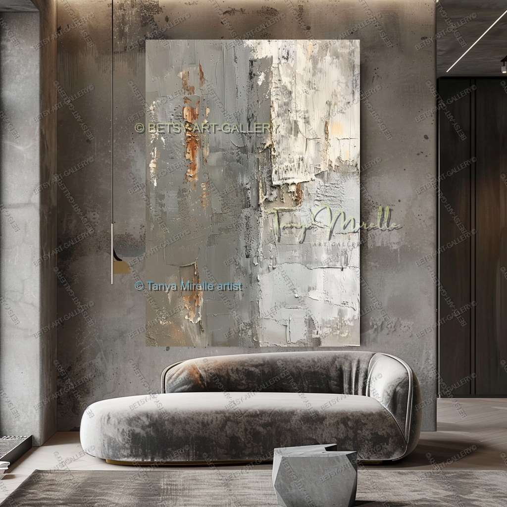 Structural Rhythm - Industrial Sophistication Abstract Wall Art