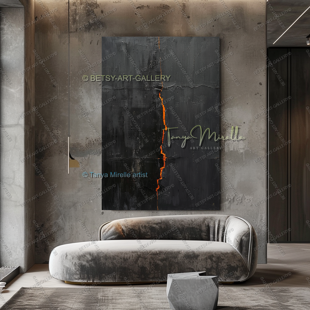 Inner Fracture - Luxury Interior Artwork Abstract Canvas Wall Decor