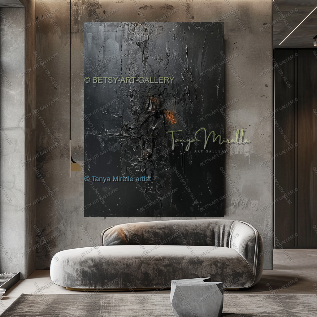 Industrial Flow - Masculine luxury Lofts Abstract Artwork