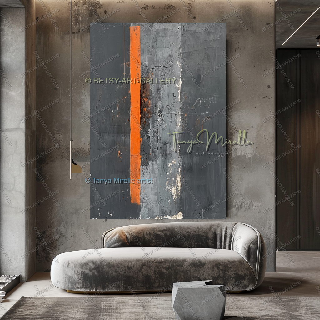 Pulse Line - Masculine luxury Lofts Abstract Artwork