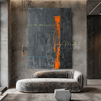 Pulse Line - Masculine luxury Lofts Abstract Artwork