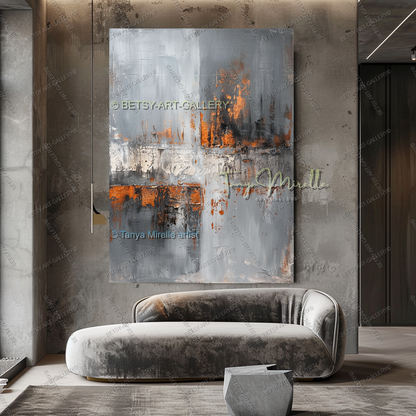 Pulse Line - Masculine luxury Lofts Abstract Artwork