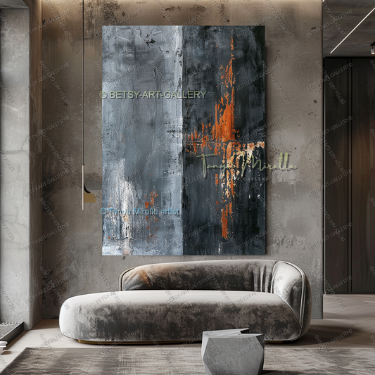 {{ product.title }} canvas artwork by Tanya Mirelle – modern wall decor – original artwork for home, living room, office, or gallery