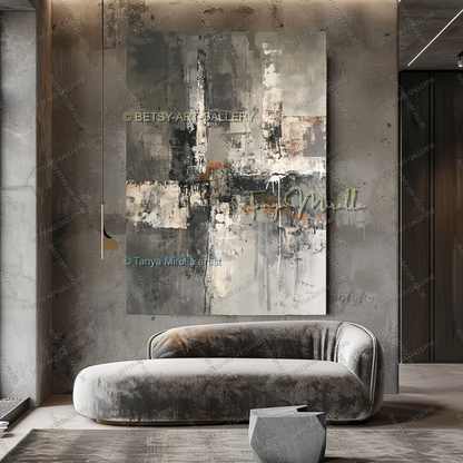 Steel and Copper - Luxury Lofts Masculine Interiors Artwork