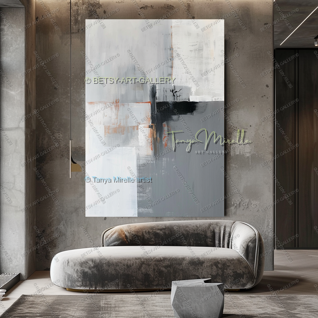 Urban Rhythm - Luxury Lofts Abstract Artwork for Statement interiors