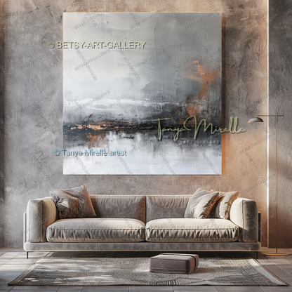 Urban Rhythm - Luxury Lofts Abstract Artwork for Statement interiors