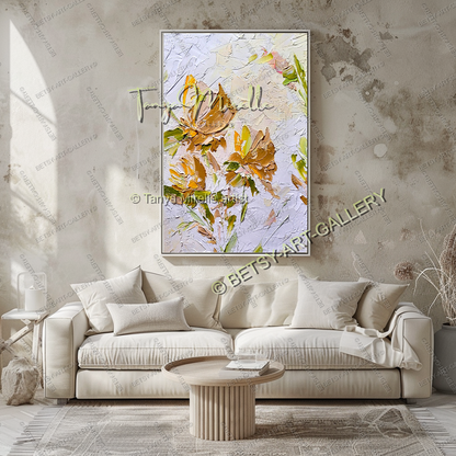 {{ product.title }} canvas artwork by Tanya Mirelle – modern wall decor – original artwork for home, living room, office, or gallery