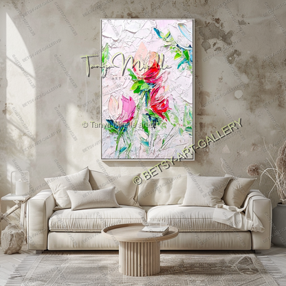 {{ product.title }} canvas artwork by Tanya Mirelle – modern wall decor – original artwork for home, living room, office, or gallery