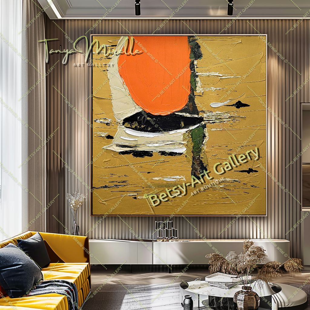 {{ product.title }} canvas artwork by Tanya Mirelle – modern wall decor – original artwork for home, living room, office, or gallery