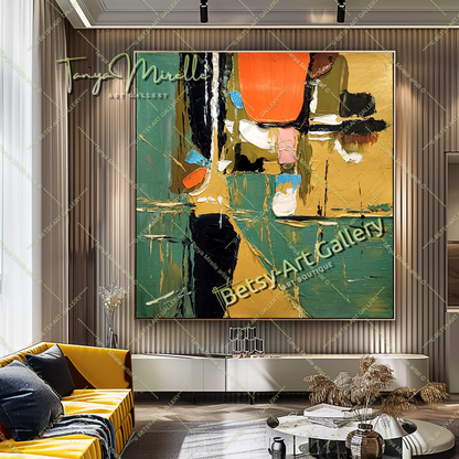 {{ product.title }} canvas artwork by Tanya Mirelle – modern wall decor – original artwork for home, living room, office, or gallery
