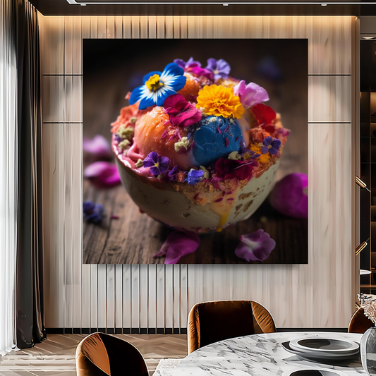 Cake and Ice Cream Wall Art Print