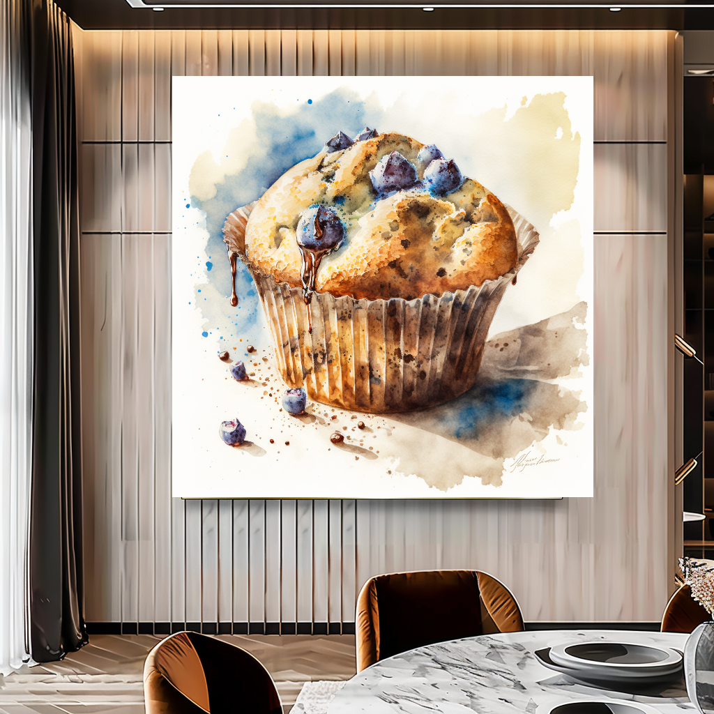 Cake and Ice Cream Wall Art Print