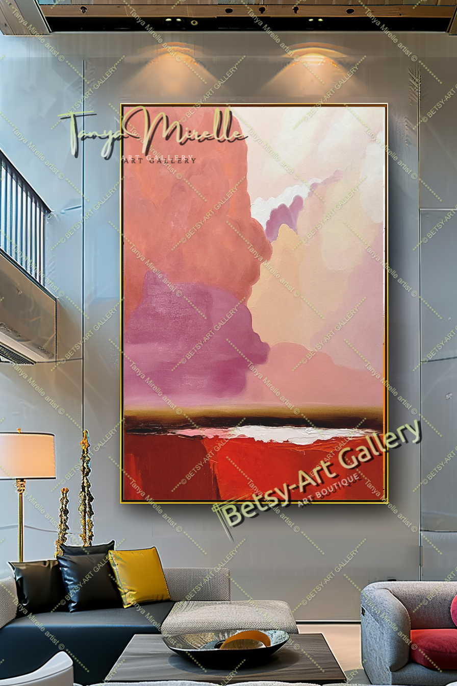 {{ product.title }} canvas artwork by Tanya Mirelle – modern wall decor – original artwork for home, living room, office, or gallery