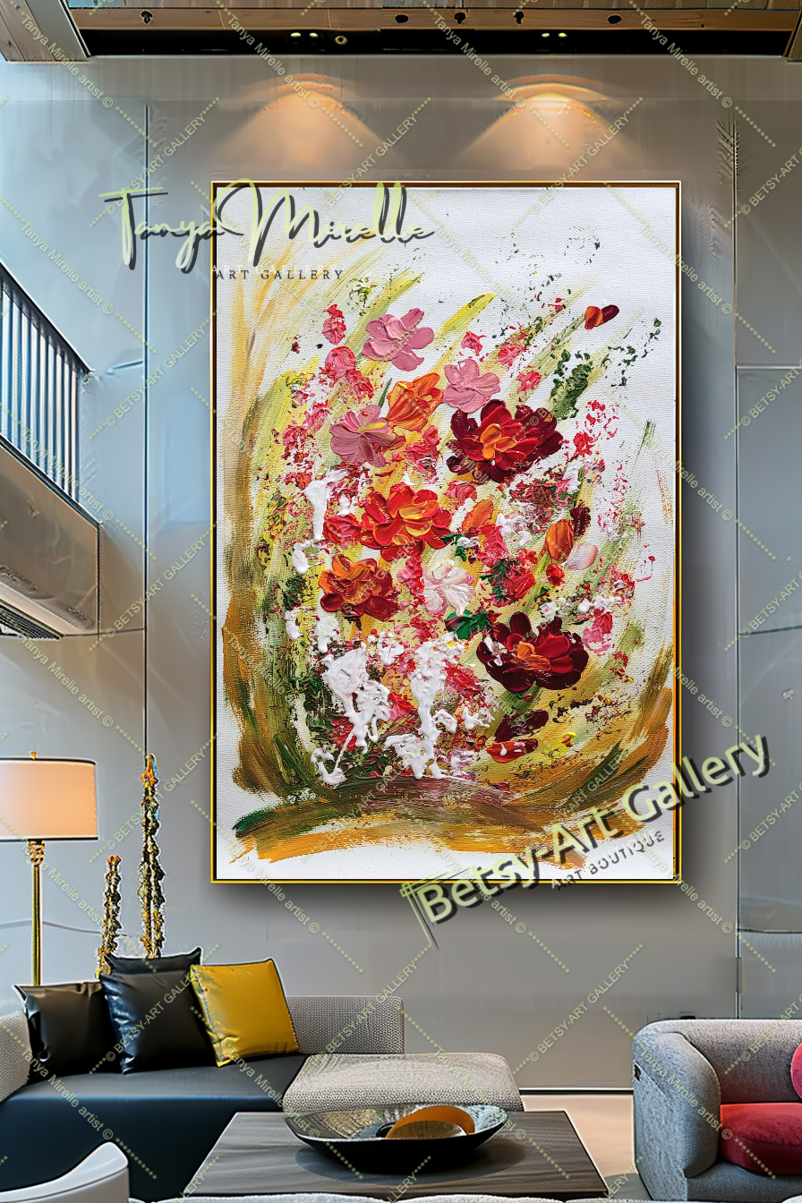 {{ product.title }} canvas artwork by Tanya Mirelle – modern wall decor – original artwork for home, living room, office, or gallery