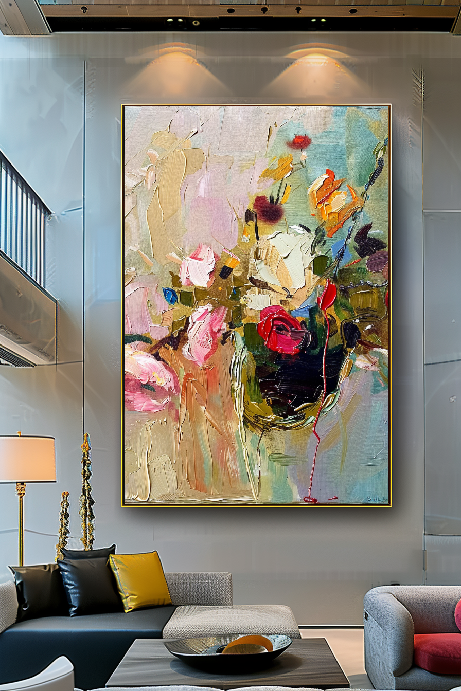 {{ product.title }} canvas artwork by Tanya Mirelle – modern wall decor – original artwork for home, living room, office, or gallery