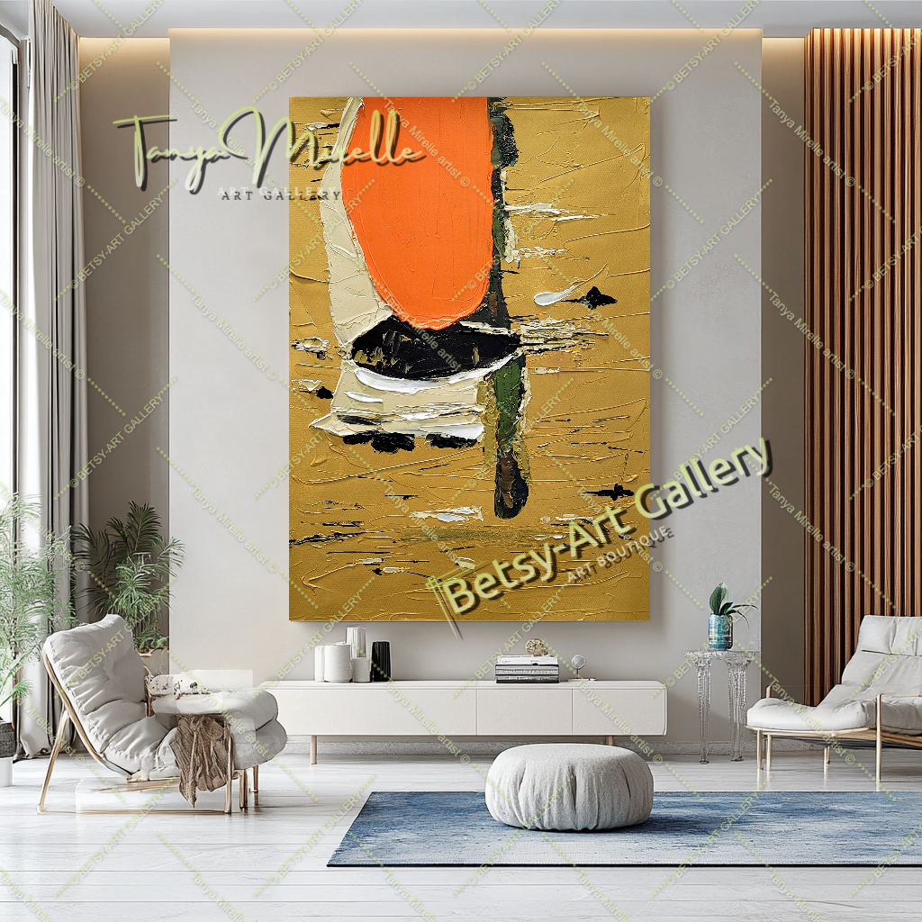 {{ product.title }} canvas artwork by Tanya Mirelle – modern wall decor – original artwork for home, living room, office, or gallery