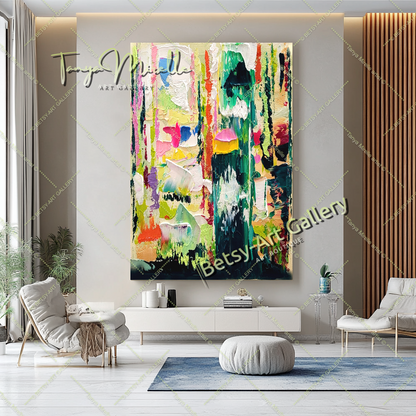 {{ product.title }} canvas artwork by Tanya Mirelle – modern wall decor – original artwork for home, living room, office, or gallery