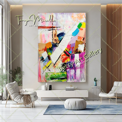 {{ product.title }} canvas artwork by Tanya Mirelle – modern wall decor – original artwork for home, living room, office, or gallery