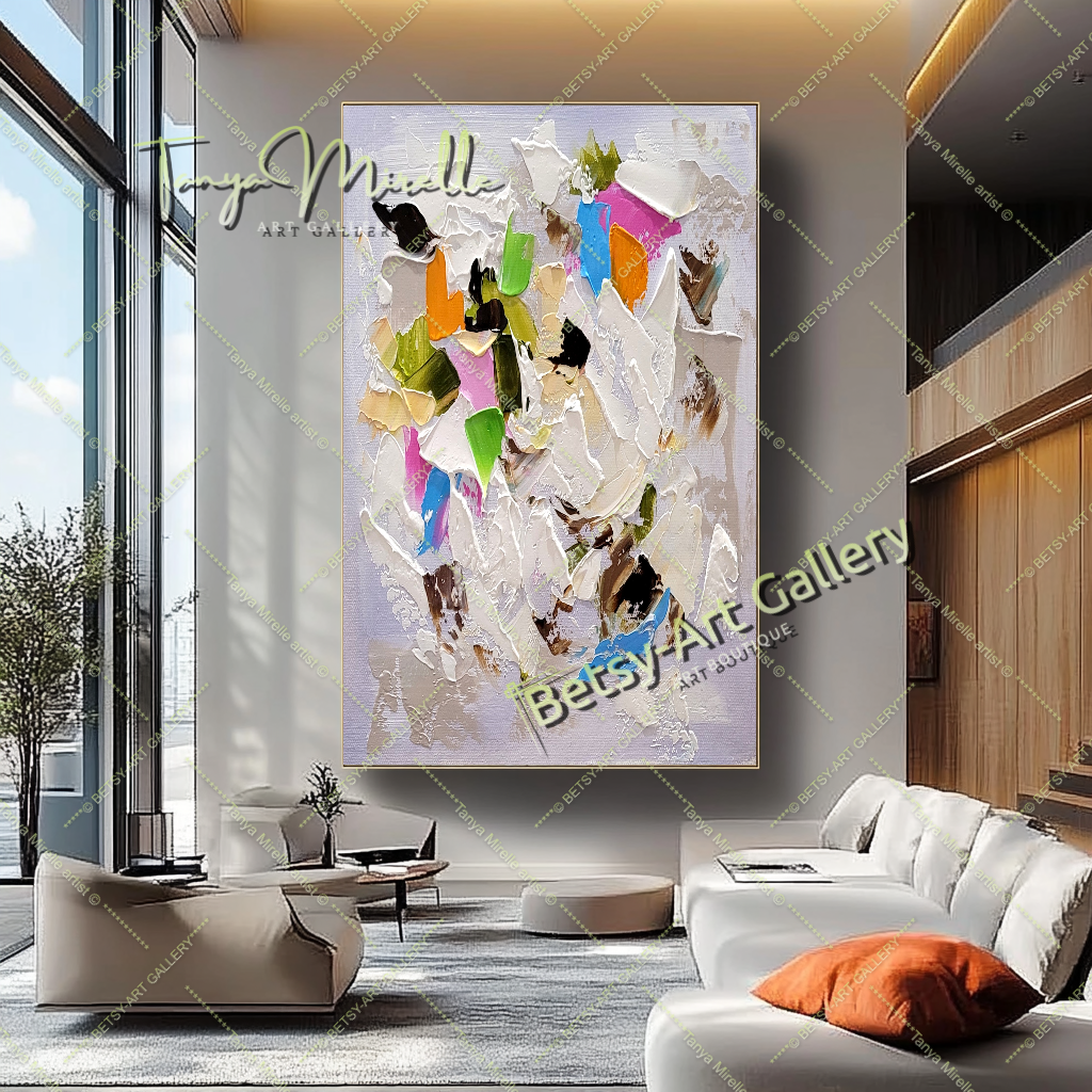 {{ product.title }} canvas artwork by Tanya Mirelle – modern wall decor – original artwork for home, living room, office, or gallery