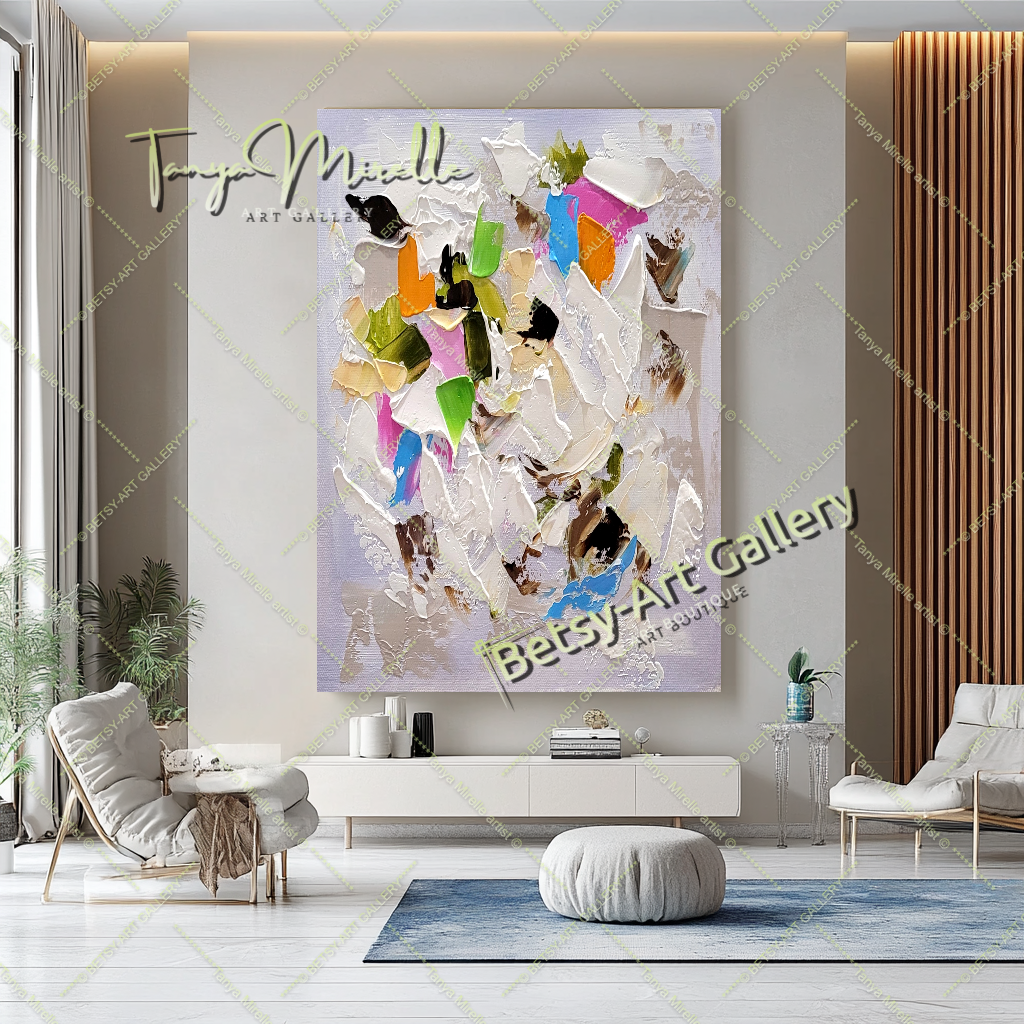 {{ product.title }} canvas artwork by Tanya Mirelle – modern wall decor – original artwork for home, living room, office, or gallery