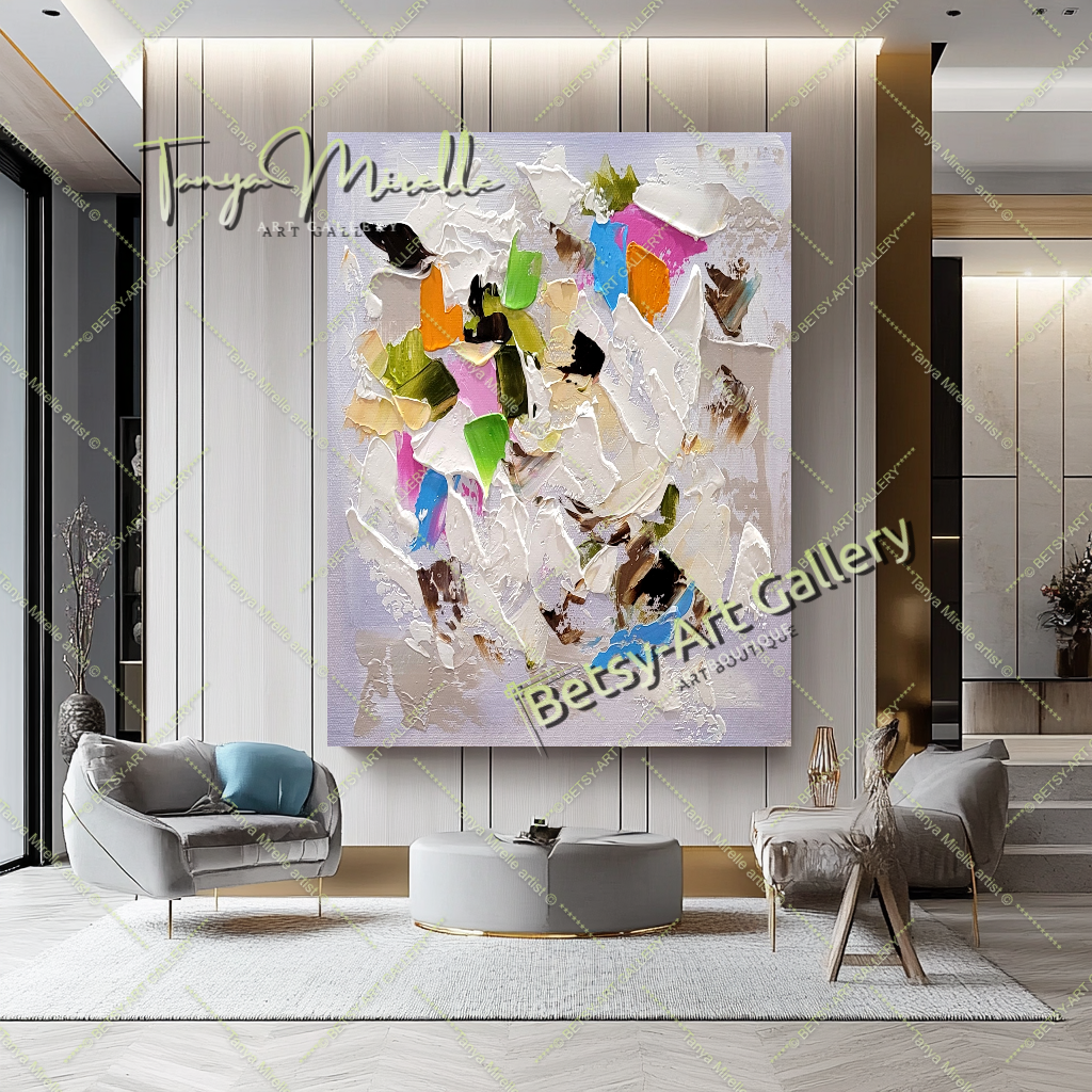 {{ product.title }} canvas artwork by Tanya Mirelle – modern wall decor – original artwork for home, living room, office, or gallery