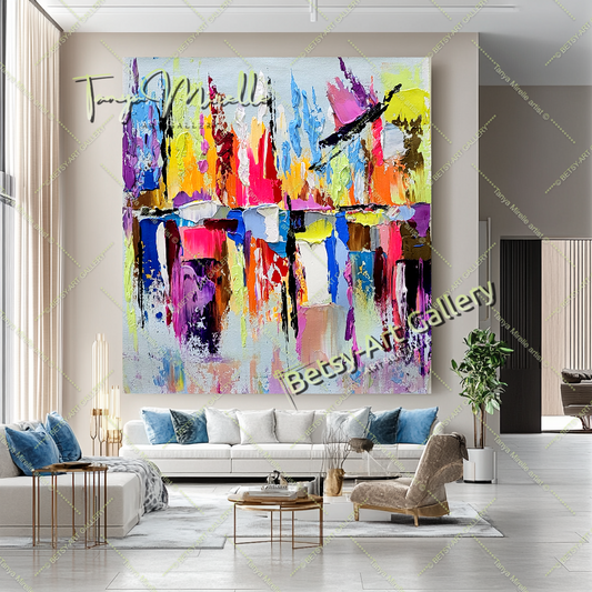 {{ product.title }} canvas artwork by Tanya Mirelle – modern wall decor – original artwork for home, living room, office, or gallery