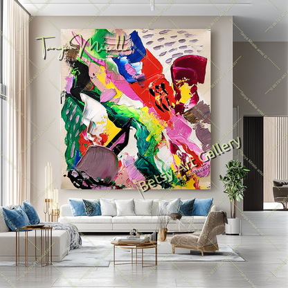 {{ product.title }} canvas artwork by Tanya Mirelle – modern wall decor – original artwork for home, living room, office, or gallery