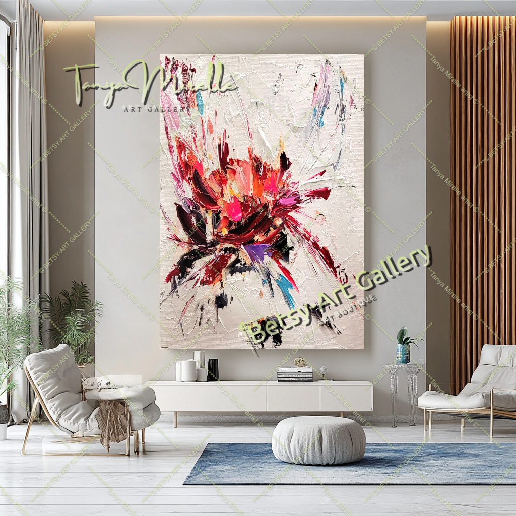 {{ product.title }} canvas artwork by Tanya Mirelle – modern wall decor – original artwork for home, living room, office, or gallery