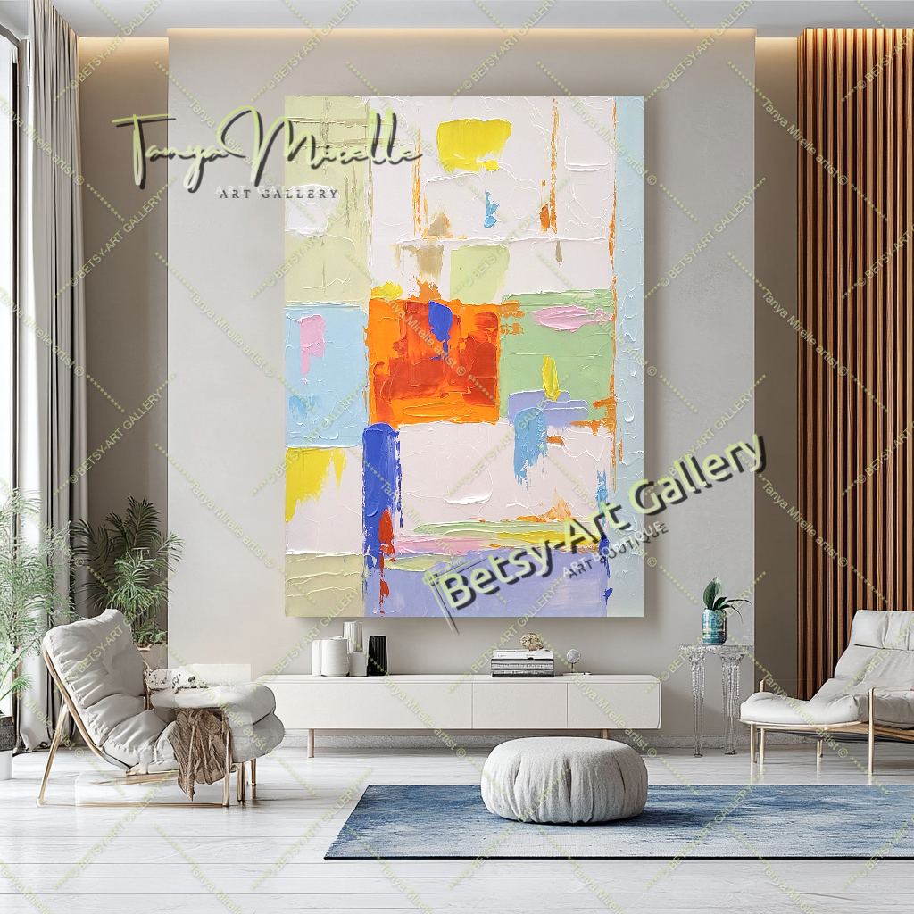 {{ product.title }} canvas artwork by Tanya Mirelle – modern wall decor – original artwork for home, living room, office, or gallery