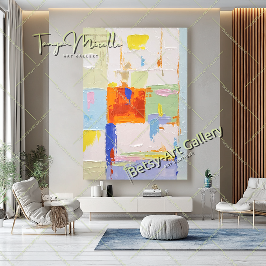 {{ product.title }} canvas artwork by Tanya Mirelle – modern wall decor – original artwork for home, living room, office, or gallery