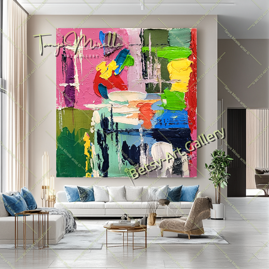 {{ product.title }} canvas artwork by Tanya Mirelle – modern wall decor – original artwork for home, living room, office, or gallery