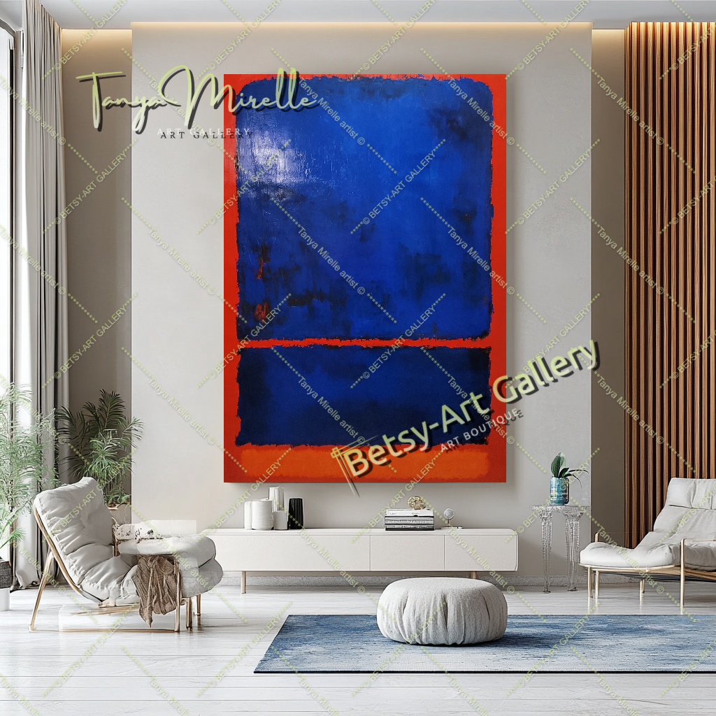 {{ product.title }} canvas artwork by Tanya Mirelle – modern wall decor – original artwork for home, living room, office, or gallery