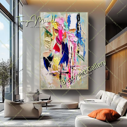 {{ product.title }} canvas artwork by Tanya Mirelle – modern wall decor – original artwork for home, living room, office, or gallery