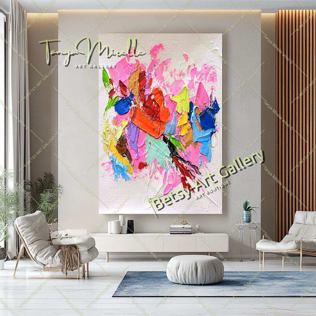 {{ product.title }} canvas artwork by Tanya Mirelle – modern wall decor – original artwork for home, living room, office, or gallery