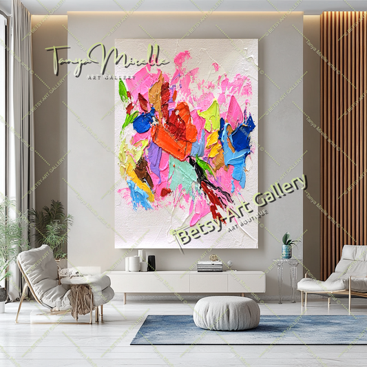 {{ product.title }} canvas artwork by Tanya Mirelle – modern wall decor – original artwork for home, living room, office, or gallery
