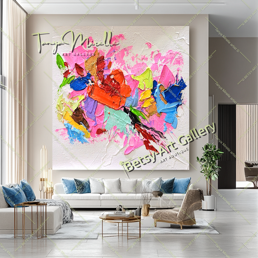 {{ product.title }} canvas artwork by Tanya Mirelle – modern wall decor – original artwork for home, living room, office, or gallery