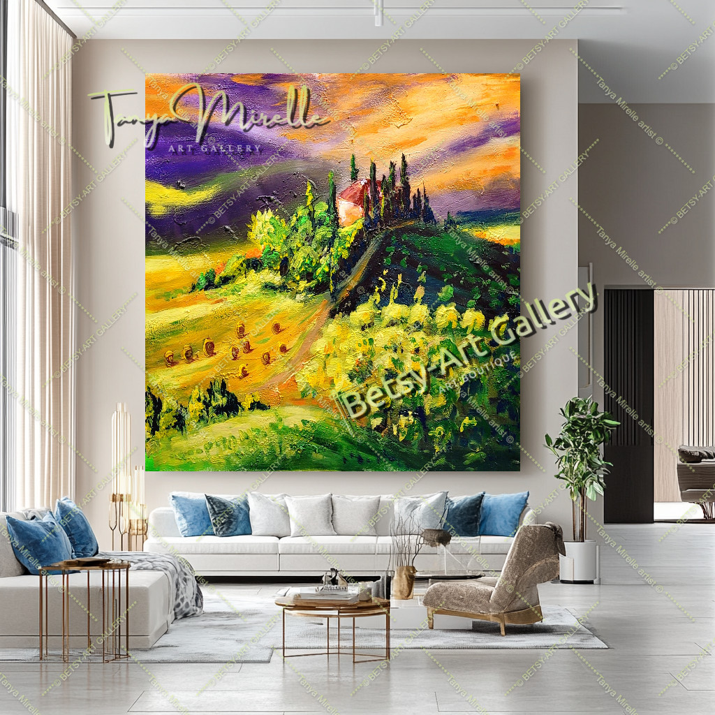 {{ product.title }} canvas artwork by Tanya Mirelle – modern wall decor – original artwork for home, living room, office, or gallery