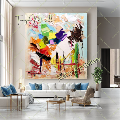 {{ product.title }} canvas artwork by Tanya Mirelle – modern wall decor – original artwork for home, living room, office, or gallery