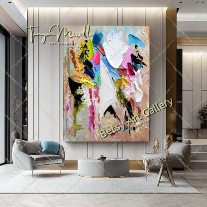 {{ product.title }} canvas artwork by Tanya Mirelle – modern wall decor – original artwork for home, living room, office, or gallery