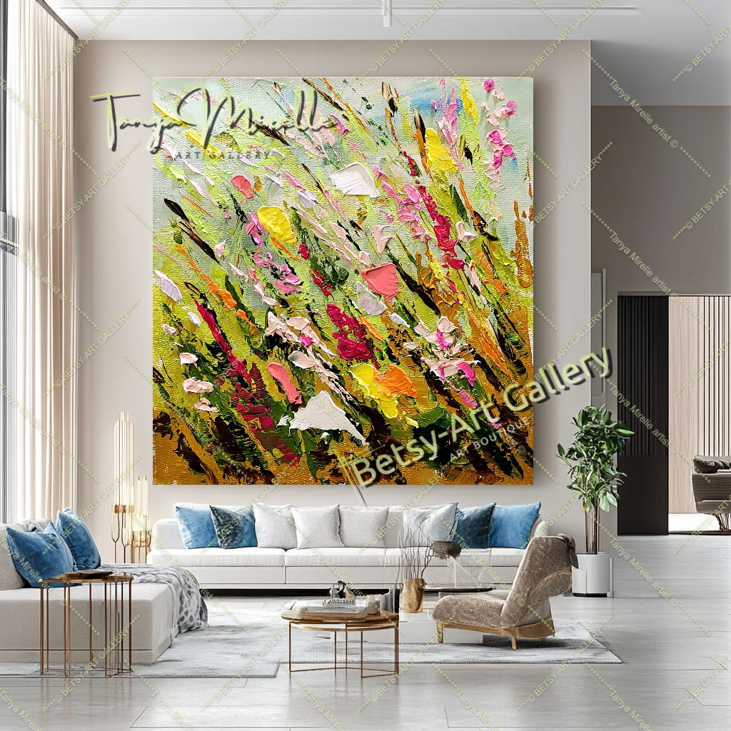 {{ product.title }} canvas artwork by Tanya Mirelle – modern wall decor – original artwork for home, living room, office, or gallery