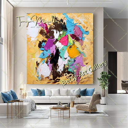 {{ product.title }} canvas artwork by Tanya Mirelle – modern wall decor – original artwork for home, living room, office, or gallery