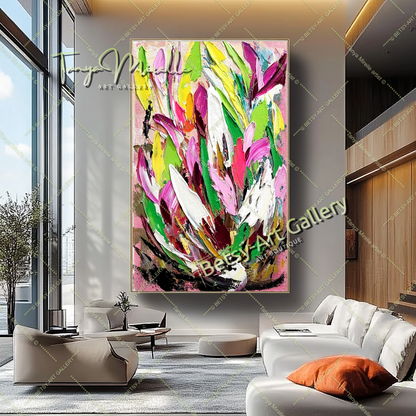 {{ product.title }} canvas artwork by Tanya Mirelle – modern wall decor – original artwork for home, living room, office, or gallery