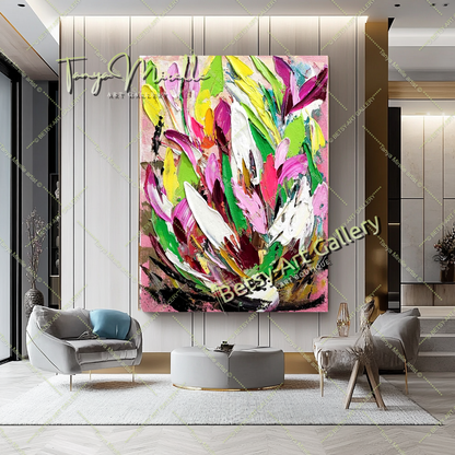 {{ product.title }} canvas artwork by Tanya Mirelle – modern wall decor – original artwork for home, living room, office, or gallery