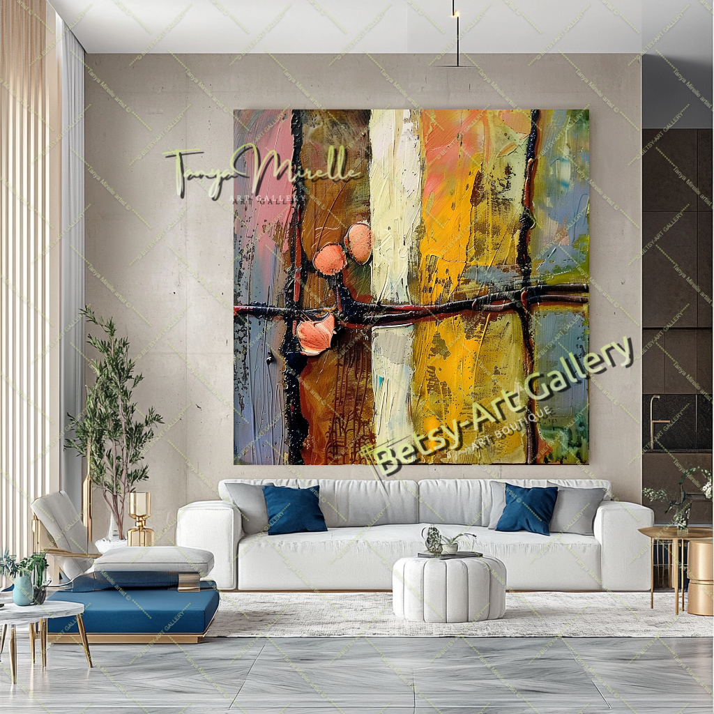 Colorful Abstract Painting – Contemporary Wall Art #137